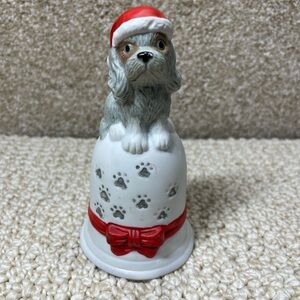 Ceramic cocker spaniel bell